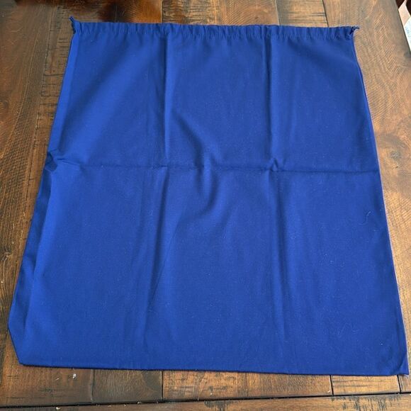 Rebecca Minkoff Dust Bag, Large 20”x23” Royal Blue Drawstring Pouch Unused Empty - Picture 4 of 5